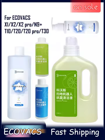 ECOVACS cleaning fluid Deebot ozmo Liquid T20 N9＋T10 OMNI/T10 TURBO/X1 OMNI/X1 TURBO X2/X2 pro T20 F