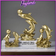 Creative Dolphin Ornament Home Decor Living Room Wine Cabinet Dolphin Statue Display Office Desktop