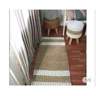 Seagrass plot rug 120x60cm / square rug square rug seagras rug square woven ambal