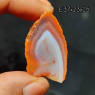 batu akik red agate carnelian / bahan batu agate turkey unik motif / agate turkey