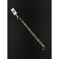 Half Circle Fancy Bracelet Emas 8K