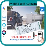 Ewelink WiFi RF433  Bluetooth Autogate 2 channel Smart Controller works with Google, Siri