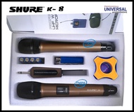 Bộ 2 Micro Không Dây Universal Shure K8 công nghệ hiện đại cho loa kéo