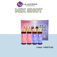 LA JUICERIA Powershots Trial Pack Ginger Honey Turmeric Lemon Shots