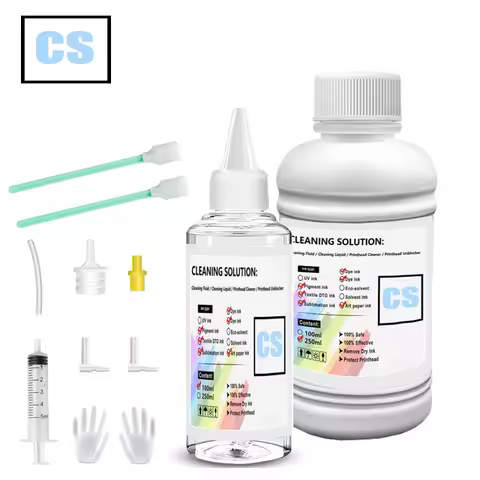 100ML Printhead Cleaning Kits Inkjet Printers, Printer Cleaning Kit for Epson Ecotank Printers, Prin