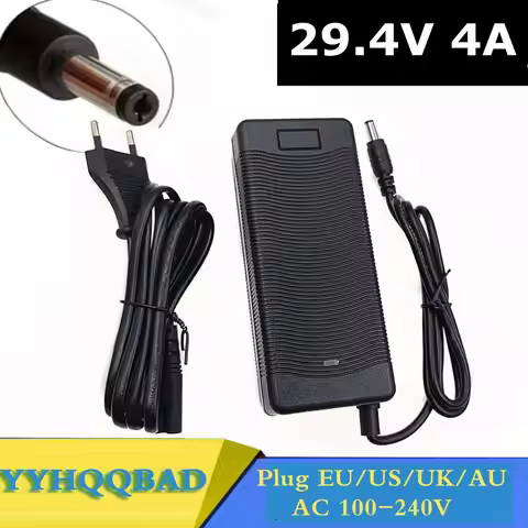29.4V4A 29.4V 4A Li-ion battery charger for 25.2V 25.9V 7 series lithium li-ion battery pack