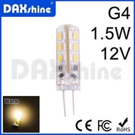 DAXSHINE 24 LED G4 1.5W 12V Warm White 2800-3200K 80-90lm