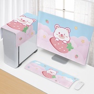 SANCHENG3CBY13 Desktop Computer Host Anti-dust Cover Cloth Display Keyboard Anti-dust Protective Cov