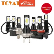 TCYATO H1 H3 3570 2SMD black aluminum fog lamp H4 H7 csp  front fog lamp 3570 2 led anti-fog lamp