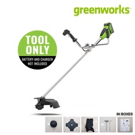 Greenworks เครื่องตัดหญ้าไร้สาย 40V (เฉพาะตัวเครื่องเท่านั้น) Bike Handle String Trimmer (Brush Cutter) (Tool Only)