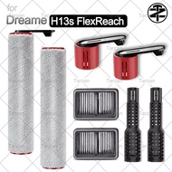 Dreame H13s FlexReach Wet Dry Vacuum Accessories: roller brush, HEPA filter, Deodorant Stick, brush 