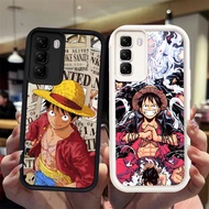 N73 One Piece Luffy Black and White Silicone Casing for Realme C73 C71 C75 14X Case