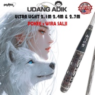 POKEE Joran Teleskopik 3/7 Ultra Light 2.1m 2.4m 2.7m (WIRA SALJI) Udang Galah Telescopic Rod Prawn 