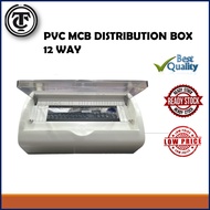 TC MCB PVC DB Box / MCB Distribution Box  12 Way PVC