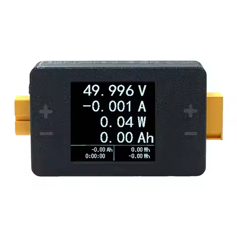 25A 8-150V Bidirectional DC Voltage Current Power Analyzer LCD Display Watt Meter Bidirectional Amme
