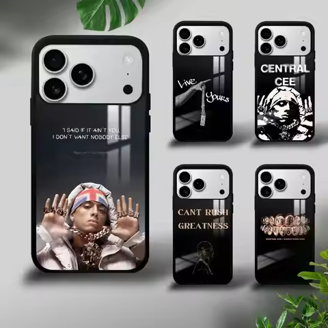 Singer C-Central C-Cee Phone Case For iPhone 17 16 15 14 13 12 11 Pro Max Mini Plus Hard Mirror Fund