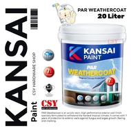 Kansai Par Weathercoat 20Liter Exterior Paint / Cat Luar Tahan
