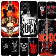 Case For Huawei y6 y7 2018 Honor 8A 8S Prime play 3e Phone Cover Soft Silicon rock roll