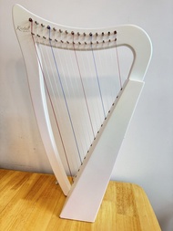 Kristall harp 珠光白15弦小豎琴