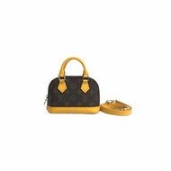 Louis Vuitton lv 棕老花 alma nano 泰國限定 晶片 肩背包
