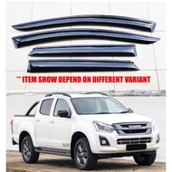 +ISUZU DMAX 13Y - ABOVE ( MEDIUM 4" / BIG 5" ) DOOR VISOR+