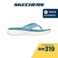 Skechers Women On-The-GO 600 Fluorish Walking Sandals - 140703-TEAL Kasut Slipar Slipper, Casual, Pe