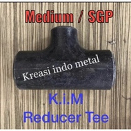 Reducer Tee SGP ( 1 x 3/4 ) ( 1 x 1/2 ) Las besi Volk Tee Medium Vlok