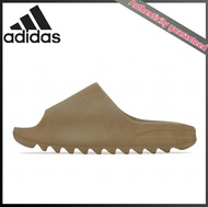 《รับประกันความแท้ รับประกัน 5 ปี》adidas yeezy slip sandal-สีน้ำตาล-ผู้ชายและผู้หญิงรองเท้ากีฬารองเท้าแตะ slip breathable sports shoes casual shoes
