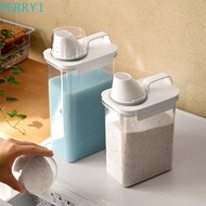 PERRY1 Washing Powder Container Multipurpose With Lid And Handle Measuring Cup Detergent Powder Detergent Box