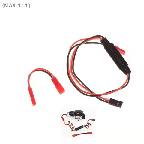 【F2-MAX111】RC Car Winch 3CH Control Line Panel - CH3 3 Ways Remote Controller Receiver Cable for 1/1