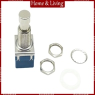 AOTO 5Pcs 3PDT 9 Pin Latching Stomps Push Button Foot Switch True Bypass Easy to Use