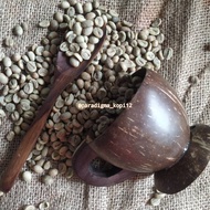 DISKON 1kg biji kopi Robusta mentah Petik Merah( green bean natural