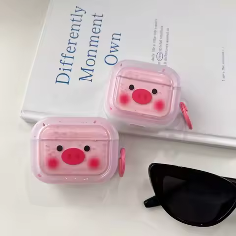 Cartoon Pig Case For AirPods 4 Pro2 Pro 3 2 1 Cover Bluetooth Earphone Protective Cases For AriPods 