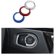 Aluminum Alloy Car Engine Start Ignition Key Ring Cover Stikcer for BMW X1 F48 F20 F21 F30 F32 F33 F