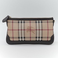 Burberry 巴寶莉 經典 Haymarket Check 塗層帆布 斜背包 肩背包（有肩帶可以放手機）