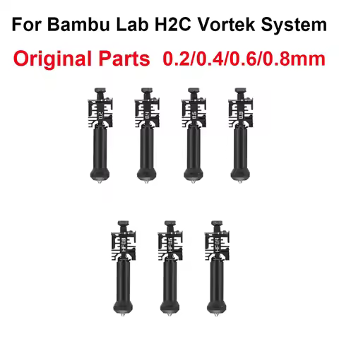 Original For Bambu Lab H2C Vortek System Intelligent Induction Hotend 0.2/0.4/0.6/0.8mm Standard HF 