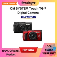 OM SYSTEM Tough TG-7 4K Video 44x Macro Shooting Underwater Camera Waterproof, Freeze Proof, High Re