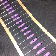 UNGU Resistor 4r7 2w purple zero original japan R 4.7ohm 4.7ohm 2 watt w 2watt 4.7 4.7 r ohm 2watt w
