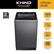 KHIND Fully Auto Washing Machine | Mesin Basuh Automatik (10KG) WM100B