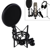 Microphone Mic Professional Shock Mount With Shield Filter Screen Built-in Shield Fits For Rode K2 N
