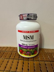 Webber Naturals MSM - 120 tablets 維柏健 健骨MSM(活絡配方)-120 片