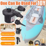 【Fully inflated in 1S】HT-196 PORTABLE ELECTRIC AC AIR INFLATION PUMP INFLATE DEFLATE FOR POOL BED MA