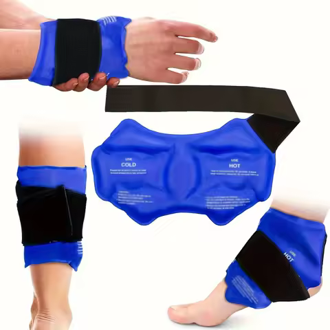 Ankle Ice Pack Wrap Ice Pack Reusable Cold Pack Wrap Hot Cold Compress 360° Wrap Design Physical Coo