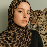 Hot Sale Modal Printed Scarf Single Side Penetration Modal Printed Womens Shawl