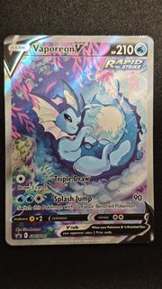 PTCG Vaporeon V Black ⭐ promo