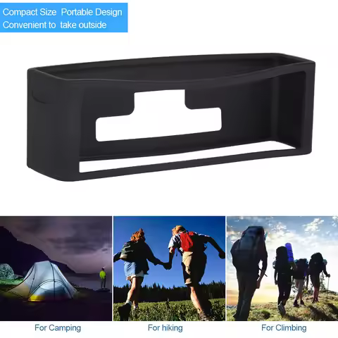 Portable Silicone Case for Bose SoundLink Mini I/II Bluetooth Speaker Protective Travel Case Soft Si