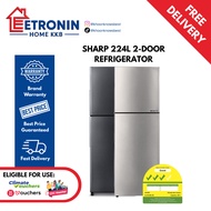*Climate Voucher Eligible* SHARP 224L 2-Door Refrigerator SJ-RF22E-DS SJ-RF22E-SL SJRF22E