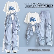 Dopamine Wear Plaid Shirt & Shorts Set - Casual Summer Outfit 2025