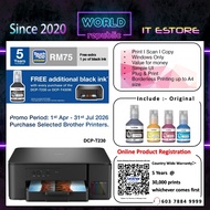 Brother DCP-T230 Ink Tank Printer Print Scan Copy BTD100BK BTD100C BTD100M BTD100Y CISS REFILL