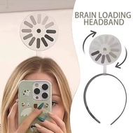 2/4/8Pcs Brain Loading Rotating Hairband - Creative Loading Hair Clip - Cute Styling Supplies - Rota
